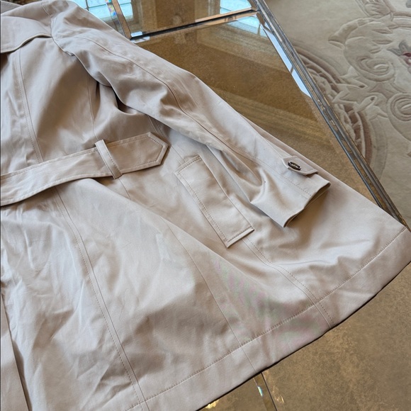 Brooks Brothers “346 Collection” Women’s Khaki Double-Breasted Midtrench Coat - Picture 8 of 9